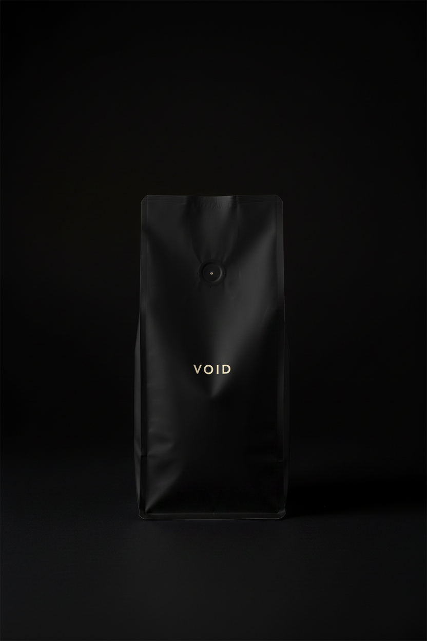 000/Dark - Matte Black Bag Ivory VOID