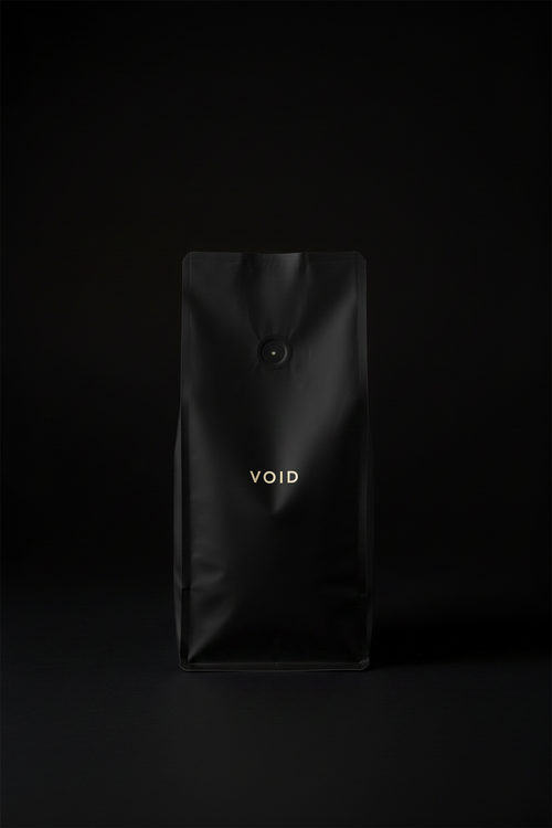 000/Dark - Matte Black Bag Ivory VOID