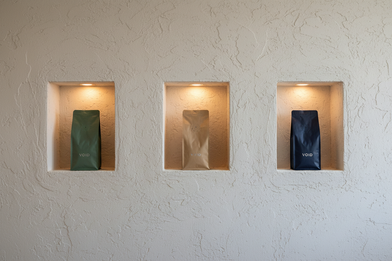 Three VOID bags wall only